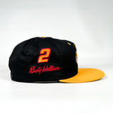 Vintage 90's Miller MGD Racing Team Rusty Wallace #2 NASCAR Hat