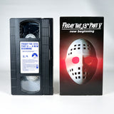 Vintage 1985 Friday the 13th Part V A New Beginning VHS Tape