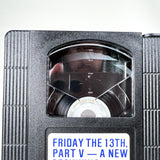 Vintage 1985 Friday the 13th Part V A New Beginning VHS Tape