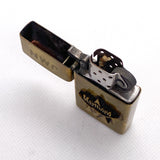 Vintage 1991 Marlboro Longhorn "JMN" Brass Zippo Slim Lighter USA