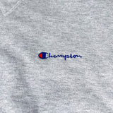 Vintage 90's Champion Gray Embroidered Crewneck Sweatshirt