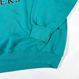 Vintage 80's Burkhart Dancers Teal Crewneck Sweatshirt