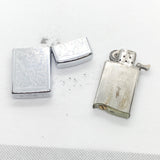 Vintage 1992 Zippo Slim Venetian Engraved Chrome Lighter