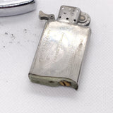 Vintage 1992 Zippo Slim Venetian Engraved Chrome Lighter