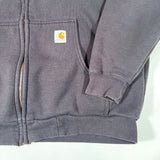 Modern 2011 Carhartt Black Thermal Lined Full-Zip Hoodie