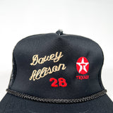 Vintage 90's Davey Allison Texaco #28 Mesh Trucker Hat