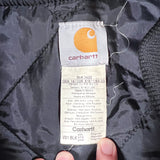 Vintage 2009 Carhartt Black Duck Quilted-Lined Vest