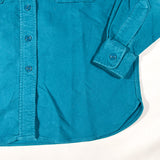 Vintage 90’s L.L. Bean Teal Chamois Cloth Button-Up Shirt