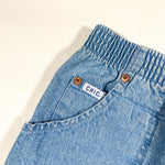 Vintage 90's Chic Blue Denim Elastic Waist Shorts