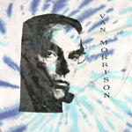 Vintage 1990 Van Morrison Tie Dye Bootleg Tour "Van the Man" T-Shirt