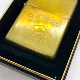 Vintage 1991 Camel Cigarettes Brass Engraved Zippo Lighter