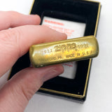 Vintage 1991 Camel Cigarettes Brass Engraved Zippo Lighter