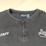 Vintage 90’s Pure Pleasure Richmond VA Staff Thermal Henley Shirt
