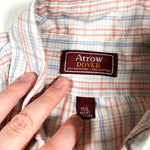 Vintage 80's Arrow Dover Plaid Button Up Shirt