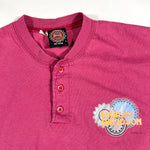 Vintage 1998 Harley-Davidson Gear Graphic Henley T-Shirt