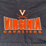 Vintage Y2K Virginia Cavaliers Navy Graphic T-Shirt