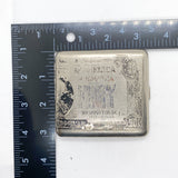 Vintage 60s $50 Gold Certificate Fifty Dollar Bill Metal Cigarette Case