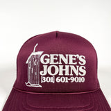 Vintage 80's Gene's Johns Toilets Trucker Hat