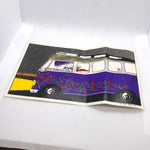 Vintage 1990 Grateful Dead Skeleton Bus Tribal Ink Sticker