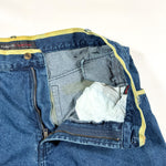 Vintage Y2K FUBU The Collection Yellow Trim Denim Shorts