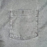 Vintage 90s Fruit of the Loom Black Pocket T-Shirt T-Shirt