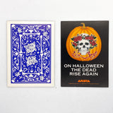 Vintage 1989 Grateful Dead Arista Promo Halloween & Blue Rose Set of Cards