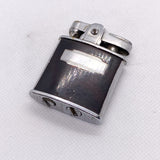 Vintage 60s Mid-Century Ronson Princess Black Silver Pocket Lighter