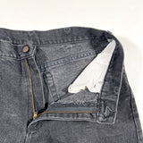 Vintage 90's Lee Black Denim Hemmed Long Shorts