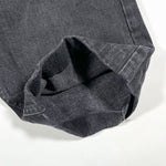 Vintage 90's Lee Black Denim Hemmed Long Shorts
