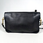 Vintage 80's Coach Basic Bag 5839 Black Leather Purse