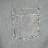 Vintage 90's Plain Black Pocket T-Shirt