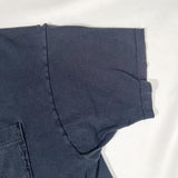Vintage 90's Plain Black Pocket T-Shirt