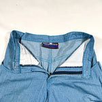 Vintage 90's Menace The Saint Light Wash Baggy Denim Shorts