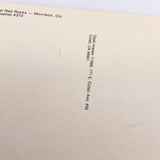 Vintage 1989 Grateful Dead Red Rocks Concert Postcard