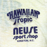 Vintage 70's Hawaiian Tropic Neuse Sport Shop NC T-Shirt