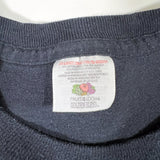 Vintage 90's Fruit of the Loom Blank Black Pocket T-Shirt