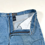 Vintage Y2K Route 66 Relaxed Fit Light Wash Denim Shorts