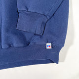 Vintage 90's Russell Athletic Navy Blue Plain Crewneck Sweatshirt