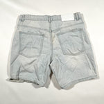 Vintage Y2K Light Wash BoohooMAN Button Fly Denim Shorts