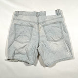Vintage Y2K Light Wash BoohooMAN Button Fly Denim Shorts