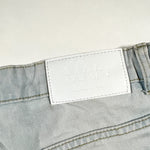 Vintage Y2K Light Wash BoohooMAN Button Fly Denim Shorts