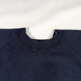 Vintage 90's Fruit of the Loom Raglan Cut Black Crewneck Sweatshirt