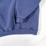 Vintage 90's Russell Athletic Navy High Cotton Henley Sweatshirt