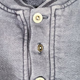 Vintage 90's Russell Athletic Navy High Cotton Henley Sweatshirt