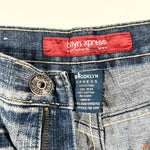 Vintage Y2K Brooklyn Xpress Heavy Fade Denim Long Shorts