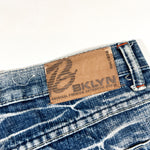 Vintage Y2K Brooklyn Xpress Heavy Fade Denim Long Shorts