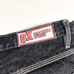 Vintage Y2K Brooklyn Xpress BX Black Denim Carpenter Shorts