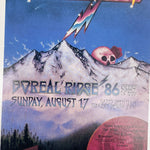 Vintage 1986 Grateful Dead Boreal Ridge Concert Postcard