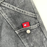 Vintage 2002 Tommy Jeans American Standard Black Carpenter Shorts