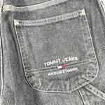 Vintage 2002 Tommy Jeans American Standard Black Carpenter Shorts